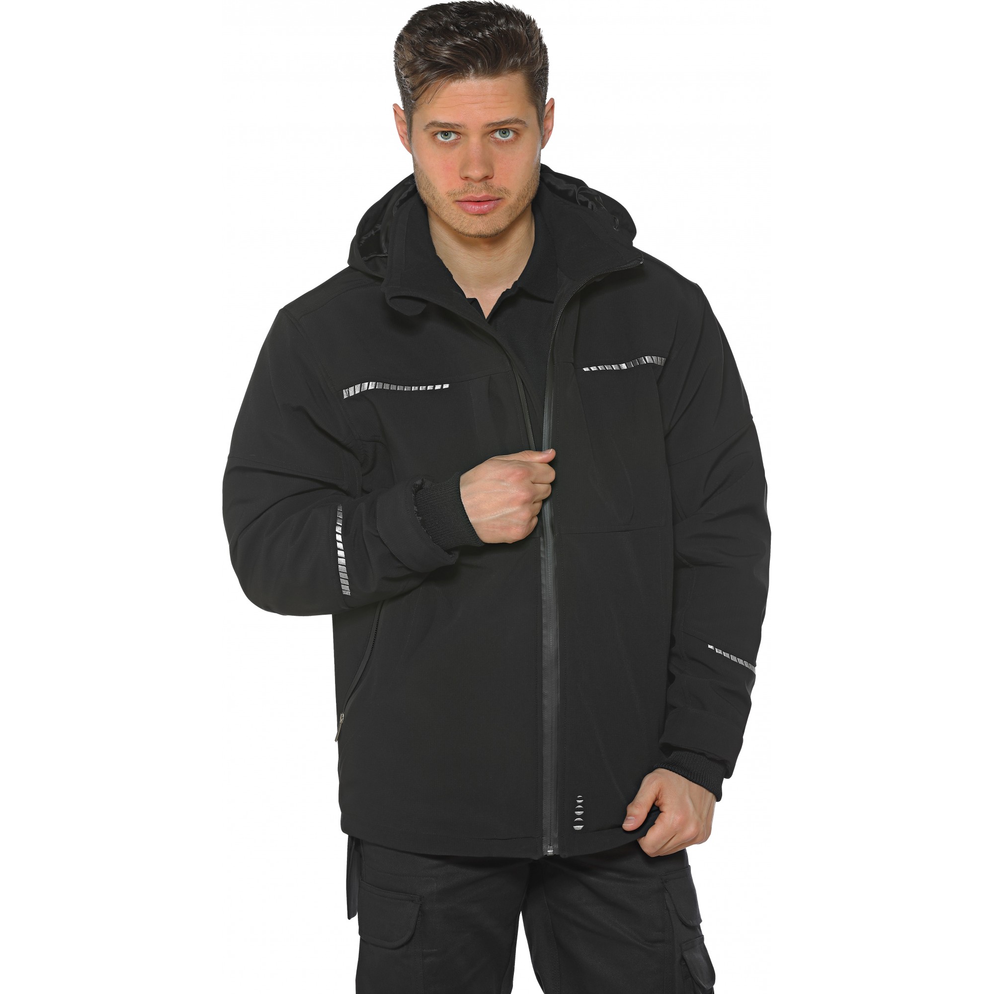 wind Winter-Softshelljacke Nero atmungsaktiv und wasserabweisend Jacke S-5XL